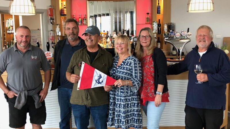 SNST & SYC Burgee Exchange